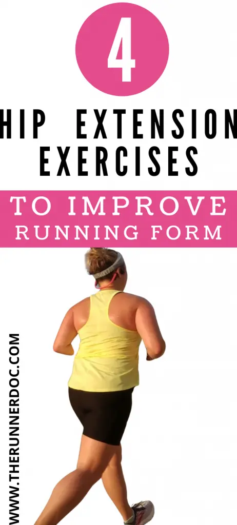 Hip extension exercises for running injury prevention. improve running form with hip extension exercises and become a faster runner.