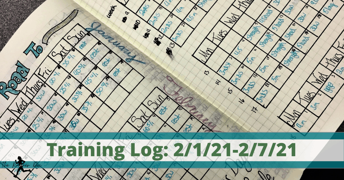 Weekly training log | running log | running plan | half marathon training | Run | Runner |running