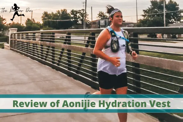 review of the aonijie hydration vest on amazon for runners